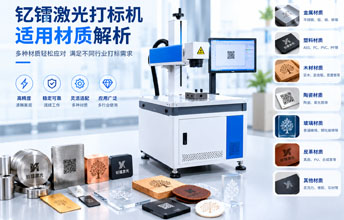 钇镭激光打标机适用材质解析
